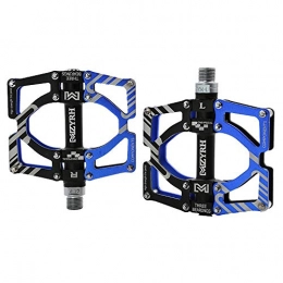 LWLEI Spares Lwlei Aluminum Cycling Bike Pedals, 9 / 16 Inch Bicycle Pedals Bike Lightweight Anti-slip Cycling Bike Pedal For Road / Mountain / MTB / BMX Bike (Color : Blue-B)