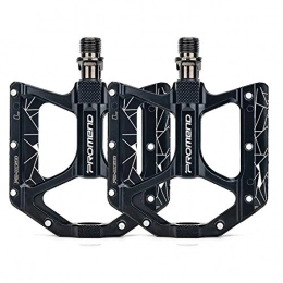 LWLEI Spares Lwlei Non-slip Bike Pedals Mountain Bike Road Bike Pedals, MTB Pedals With Ultralight Aluminum Alloy Platform And 3 Sealed Bearings (Color : Black)