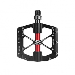LXDZXY Mountain Bike Pedals with Aluminum Alloy 3 Bearing Pedals, Mountain Bike Pedals. (5 Colors),Black