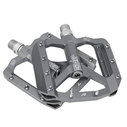 LYTDMSKY Mountain Bike Pedal LYTDMSKY Mountain Bike Pedals, Aluminum Alloy Bicycle Bearing Foot Rest Cycling Parts for Road Mountain Bike BMX(silver)