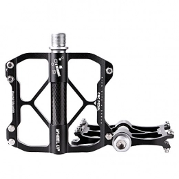 LZY Mountain Bike Pedal LZY Bicycle Cycling Bike Pedals, CNC Machined Aluminum Alloy Body Mountain Bike Flat Pedals for Mountain Road City Bikes