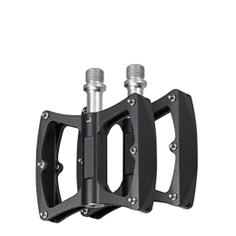 MACIMO Spares MACIMO Aluminum Mountain Bike Pedal MTB Pedals Alloy For BMX Bicycle Bike Retro Bicycle Flat Pedals Cycling Accessories (Color : Black)