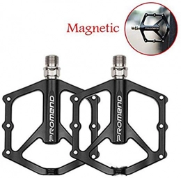 Magnetic Bike Pedals for Mountain Bike Aluminum Alloy steel with chromium molybdenum 3 cartridge bearings Stainless Steel CNC slip MTB