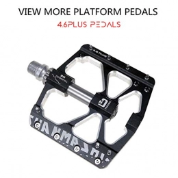 MAIKONG Mountain Bike Pedal MAIKONG Bike Pedals Ultralight Durable CNC Aluminum Mountain Bike Pedal with 3 Sealed Bearings 14pcs Anti-Slip Pins Surface 9 / 16" Screw Thread Spindle MTB BMX Cycling Bicycle Pedals (1 pair)