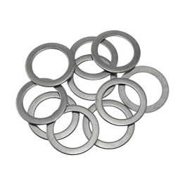 Maxmoral Stainless Steel Bicycle Pedal Gasket Bike Pedal Washers Replacement for Mountain Bike Road Bike