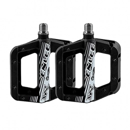 MEGHNA Spares Meghna Mountain Bike Pedal Road Bicycles Platform Pedals MTB Pedals Fits 9 / 16 inch Pedals Black
