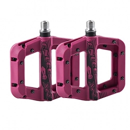 MEGHNA Spares Meghna Mountain Bike Pedal Road Bicycles Platform Pedals MTB Pedals Fits 9 / 16 inch Pedals Purple