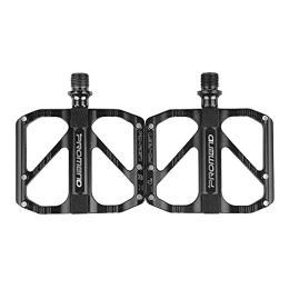 Metal Bicycle Pedals, Ultralight Mountain Bike Pedals Road Bike Pedals with 3 Sealed Bearings and Non-Slip MTB Pedals with Large Contact Surface and 9/16 Inch Thread