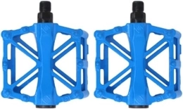 MIHOTA Mountain Bike Pedal MIHOTA Pedals, MTB Bicycle flat pedal, Mountain bike pedal aluminum durable sealed double bearing, suitable for most bicycles BMX MTB, multiple colors are available, Green (Color : Blu)