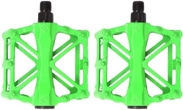 MIHOTA Mountain Bike Pedal MIHOTA Pedals, MTB Bicycle flat pedal, Mountain bike pedal aluminum durable sealed double bearing, suitable for most bicycles BMX MTB, multiple colors are available, Green (Color : Green)