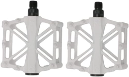 MIHOTA Mountain Bike Pedal MIHOTA Pedals, MTB Bicycle flat pedal, Mountain bike pedal aluminum durable sealed double bearing, suitable for most bicycles BMX MTB, multiple colors are available, Green (Color : White)