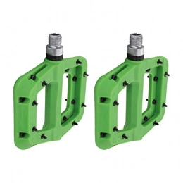 MINGDIAN Mountain Bike Pedal MINGDIAN FH For MTB Bike Pedals - 9 / 16 Road Mountain Bike Pedals, High Strength Non-Slip Bicycle Pedals MD-TB (Color : Green)
