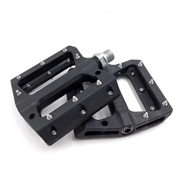 MINGDIAN Spares MINGDIAN FH Mountain Bike Pedal For MTB Pedals Bicycle Flat Pedals Nylon Fiber Cycling Anti-skid Foot Pedal Sports Accessories MD-TB (Color : Black)