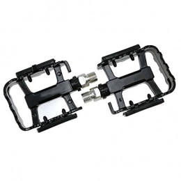 MINGDIAN Mountain Bike Pedal MINGDIAN FH Ultra-light Alloy Peda Mountain Bike Bicycle Pedals Anti-slip Road Bike Bearing Pedals Bicycle Bike Parts Accessories MD-TB (Color : Black)