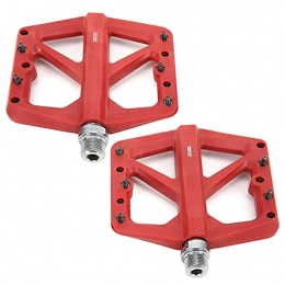 VGEBY Mountain Bike Pedal Mountain Bicycle Bearing Pedals High Strength 14mm Bearing Bike Pedals with Anti‑Skid Cleats