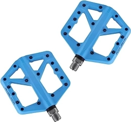 GOOSMI Spares Mountain Bicycle Pedals, pedals, Mountain Bike Nylon Cycling Bike Bike MTB Bicycle Part Pedals Durable Anti-Slip (Color : Blauw, Size : 24x15x3cm)