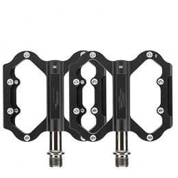 Aaren Mountain Bike Pedal Mountain Bike Bicycle Pedal Aluminum Alloy Bearing Bearing Pedal Bicycle Bicycle Accessories Easy Installation (Color : Black)