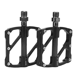 Alomejor Spares Mountain Bike Pedal, Aluminum Alloy 3 Bearing Pedals for Cycling Bicycle Accessories
