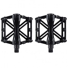 PPQQBB Spares Mountain Bike Pedal Aluminum Alloy Bearing Ultra Light Wear-resistant Bicycle Parts-black