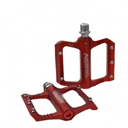 PPQQBB Spares Mountain Bike Pedal Bicycle Pedal Bearing Mountain Pedal Bmx Aluminum Pedal Bicycle Accessories-red