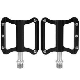 Liyeehao Spares Mountain Bike Pedal, Easy to Install and Use, Bike Pedal, Wear‑Resistant 10x80x20mm 9 / 16 Thread Folding Bikes Mountain Bikes for Mountain Bikes Road Bikes(black)