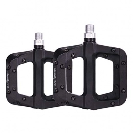 Lykke Spares Mountain Bike Pedal Flat / Clipped Mountain Bike Polyamide Pedal 9 / 16-Inch Spindle Dual Platform Bike Pedals with Wide Flat Platform