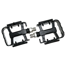 BWHNER Mountain Bike Pedal Mountain Bike Pedals, 9 / 16 Non-Slip Aluminum Lengthen MTB Pedals, With reflective tape, for Road Mountain BMX MTB Bike