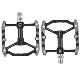 Eyands Spares Mountain Bike Pedals - 9 / 16" Sealed Bearing Mountain Bicycle Flat Pedals, Lightweight Aluminum Alloy Wide Platform Road Cycling Pedal for BMX / MTB