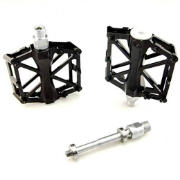 AWYJ Mountain Bike Pedal Mountain Bike Pedals Aluminum Alloy Bicycle Bike Pedals Two Bearings Anti-slip Bicycle Pedal