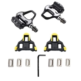 Aardich Spares Mountain Bike Pedals, Bicycle Sealed Clipless Pedals, Aluminum Alloy Platform Pedals Anti-Skid Self-Locking Cycle Pedal with Case for Road Mountain BMX MTB Bike