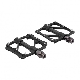 Wosune Spares Mountain Bike Pedals, Bike Pedals 1 Pair with Anti‑Slip Nails for Outdoor for Bike(black)