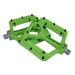 Csheng Spares Mountain Bike Pedals Bike Peddles Road Bike Pedals Cycling Accessories Flat Pedals Bike Accessories Bicycle Pedals Bicycle Accessories green, free size