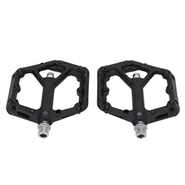 Pasamer Mountain Bike Pedal Mountain Bike Pedals, Cleat Design Waterproof Dustproof Pedals for Kilometer Bike for Recreational Vehicle