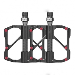 Aquila Spares Mountain Bike Pedals Cycling Bicycle Pedals Bike Pedal Bike Bicycle Pedals Antiskid Durable Bicycle Pedal Mountain Bike Replacement Accesories (Color : Black)