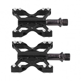 Wosune Spares Mountain Bike Pedals, Easy To Install Flat Pedals Lightweight Bicycle Platform Flat Pedals for Road Bike for Outdoor