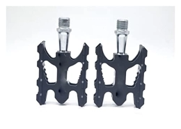 NOOLAR Spares Mountain Bike Pedals, Folding Bicycle Pedals Sealed Bearings For Aluminum Anti-Slip MTB Road BMX Universal Bicycle Pedals (Color : Black)
