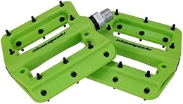 NXMAS Spares Mountain bike pedals in resin road bike platform non-slip pedals for trekking bicycles-Green