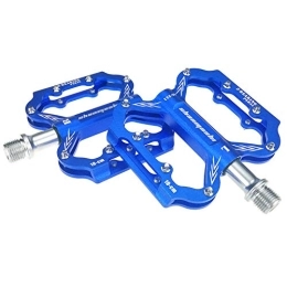 HEELPPO Spares Mountain Bike Pedals Mtb Pedals Flat Aluminum Antiskid Durable Bicycle Cycling Pedal 9 / 16" Mountain Bike Pedal blue, free size