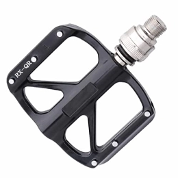 Generic Spares Mountain Bike Pedals, Non-Slip MTB Nylon Fiber Pedals, Bicycle Pedals, Lightweight and Wide Flat Platform Pedals, Black