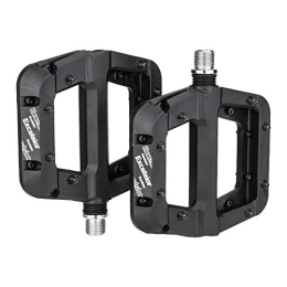 Stronrive Spares Mountain Bike Pedals, Nylon Fiber Antiskid Durable Bicycle Cycling Pedals Ultra Strong MTB BMX Bicycle Cycling Wide Platform Pedals For BMX MTB Road Bicycle 9 / 16