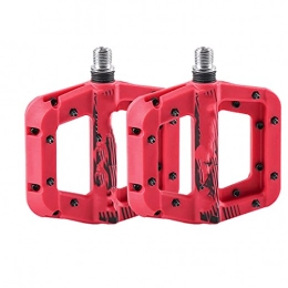 STTGD Spares Mountain Bike Pedals, Nylon Fiber Bearing Pedal, can Stable And Firm, with Increase the Tread And Non-Slip, Left and Right Partition, Use Nylon Fiber Material