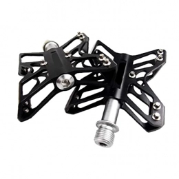 Aiyrchin Spares Mountain Bike Pedals Road Bicycle Flat Aluminum Alloy Cnc Machined Anti-skid Pins Mtb Accessories 2pcs