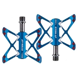 GuangLiu Spares Mountain Bike Pedals Road Bike Pedals Bicycle Cycling Bike Pedals Mtb Flat Pedals Pedals For Road Bike Making The Ride Safer blue, free size