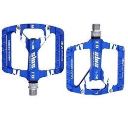 GuangLiu Spares Mountain Bike Pedals Road Bike Pedals Flat Pedals Bicycle Pedals Bicycle Accessory Make Your Cycling More Easy And Convenient blue, free size