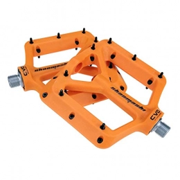 GuangLiu Spares Mountain Bike Pedals Road Bike Pedals Mtb Flat Pedals Bicycle Accessory Making The Ride Safer orange, free size