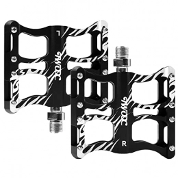 Mountain Bike Pedals Road Bike Pedals MTB Pedals Bicycle Flat Pedals Aluminum Alloy 9/16" Sealed Bearing Lightweight Platform Cycling Pedal Universal for BMX MTB Road Mountain Bike