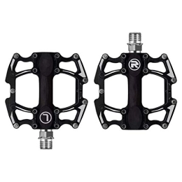 Lesrly-Cycle Mountain Bike Pedal Mountain Bike Pedals, Super Bearing Bicycle Pedals, Aluminum Alloy Flat Pedals, with A Pair of Sealed Non-Slip, Suitable for Most Bicycles