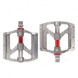 BJYX Spares Mountain Bike Pedals, With Aluminum Alloy Platform And 3 Sealed, Ultra-light Bearings (Color : Silver)