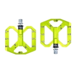 CROOFF Spares Mountain Non-Slip Bike Pedals Platform Bicycle Flat Alloy Pedals 9 / 16 3 Bearings For Road MTB Fixie Bikes Motorbike Foot Rests (Color : 4)