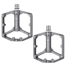 Frifer Mountain Bike Pedal Mountain Pedals | Adult Pedals | Aluminum Alloy Pedals with Large Surface Hollow Design, Sealed Bearing, Universal Screw Port, Double Sided Screw Design for Frifer Bikes